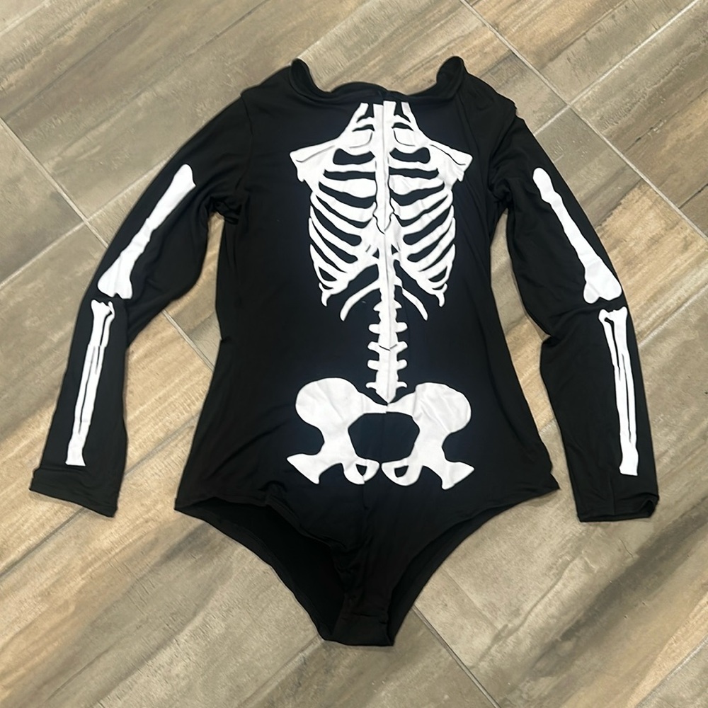 NWOT Sexy Skeleton Bodysuit by Typsy Elves Size XL
